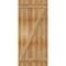 Ekena Millwork Joined Board-n-Batten Shutters w/Z-Bar, Rough Sawn Western Red Cedar, 26 7/8W x 60H, PR RBJ06Z26X060RWR - alternate 2